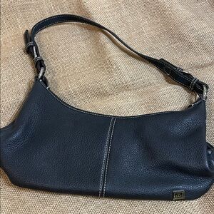 The Sak Black Leather Shoulder Bag